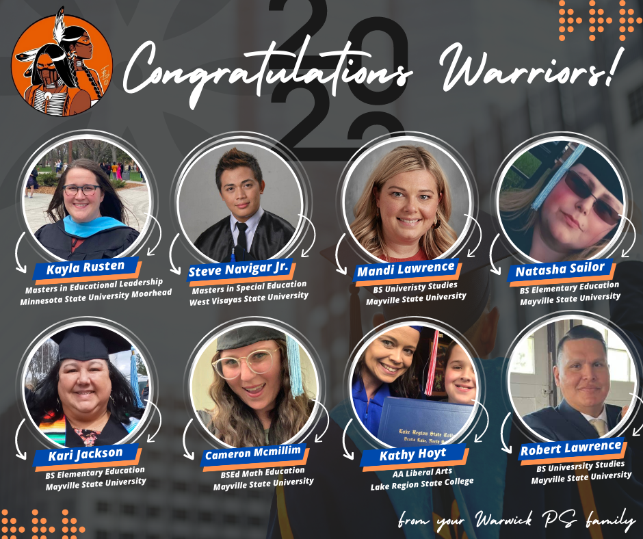 Congratulations to our staff members who attained degrees this year!